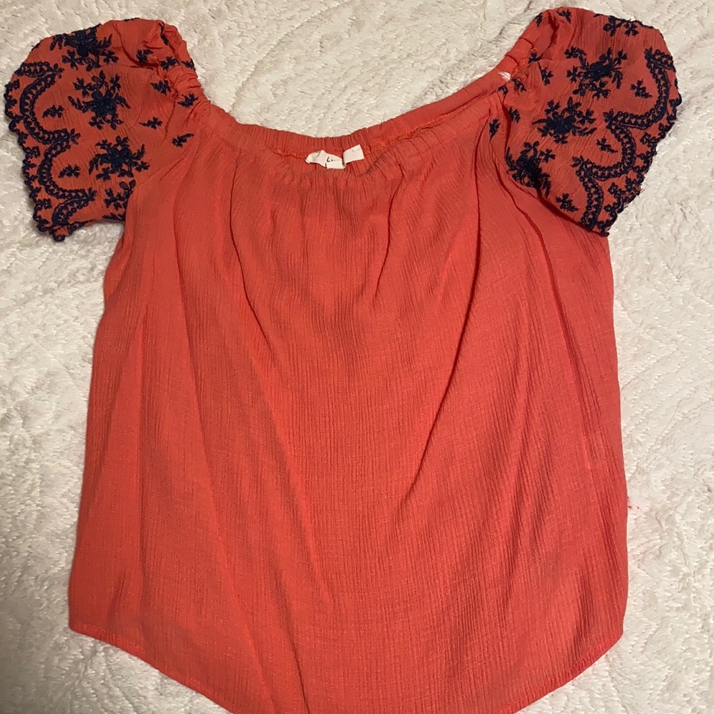 Off the shoulder top